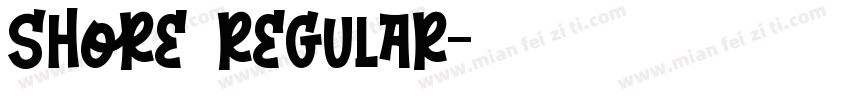 Shore Regular字体转换